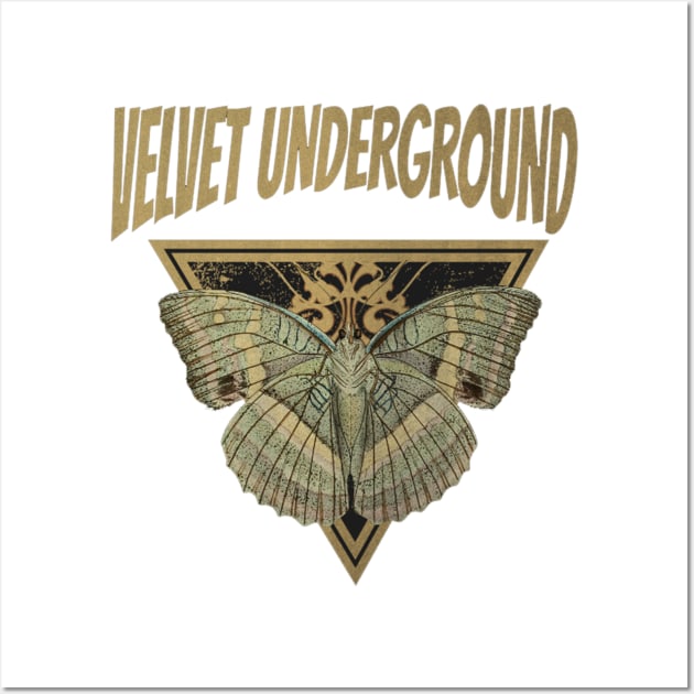 Velvet Underground // Fly Away Butterfly Wall Art by CitrusSizzle